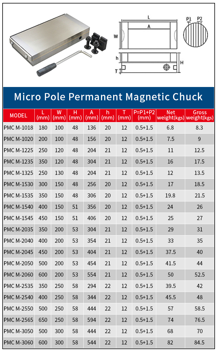 Mandrin magnétique permanent à micro-pôle