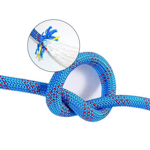 Escalade statique alpinisme en plein air randonnée Camping incendie sauvetage corde d'évacuation