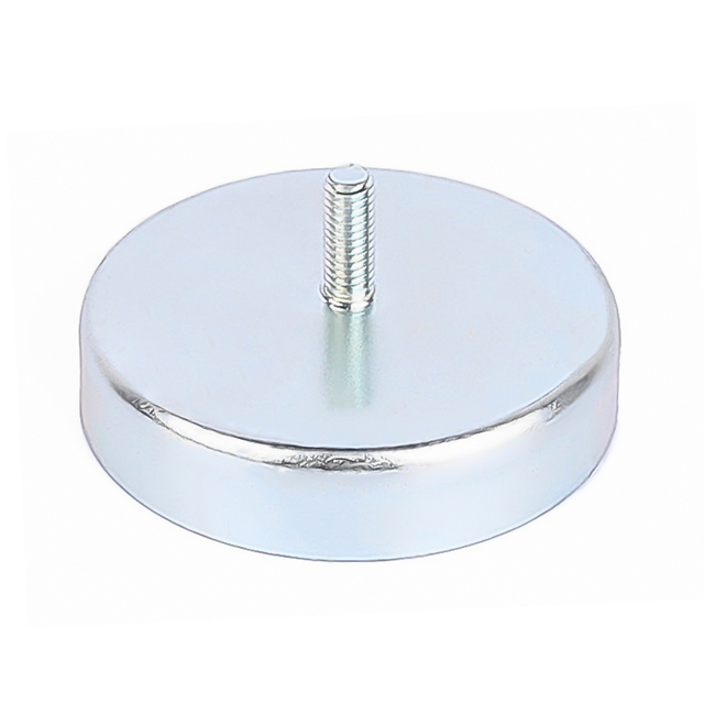 Aimant rond en ferrite avec goujon