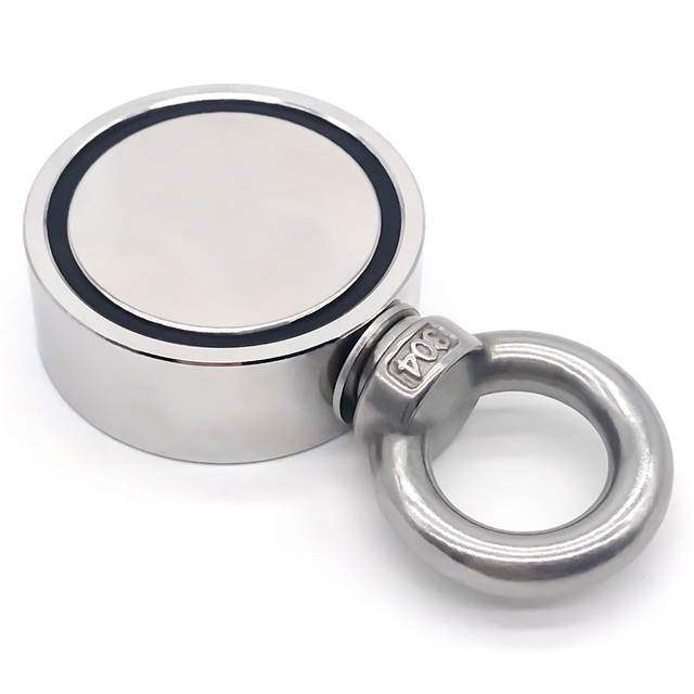 Aimants de pêche en néodyme double face avec goujon SST Eye 