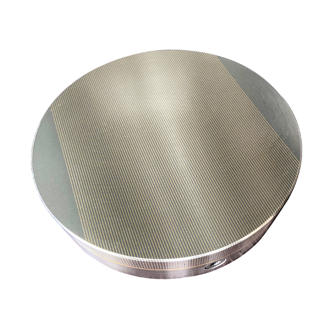 Mandrin magnétique permanent rond à pôle fin pour meuleuse de surface